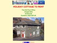 The Old Post Office, Holiday Cottage in The Lake District, Cumbria, UK Situated in Chapel Stile