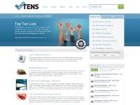 Top Ten Lists at TheTopTens