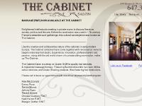 thecabinetsalon.com salon, toronto, the cabinet