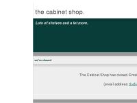 the cabinet shop.