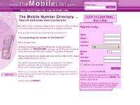 Welcome to the Mobile List Welcome to the Mobile List