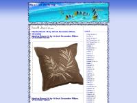 thenauticalbedding.blogspot.com 16:33, 16-by-16-Inch, Chocolate