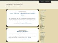 The Watchmaker Project The Watchmaker Project