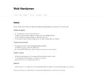 The Web Handyman - Web Design Surrey The Web Handyman - Web Design Surrey