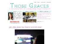Those Graces - Fashion. Beauty. Feminism. Those Graces - Fashion. Beauty. Feminism.
