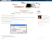 Tips by Joe (Proe, Excel...) Tips by Joe (Proe, Excel...)