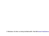 tmickelsson.se tmickelsson.se