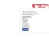 Tofta Möbel AB - Allt inom inredning!