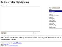 tohtml.com online, syntax, highlighting tohtml.com online, syntax, highlighting