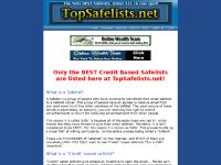 Best credit based safelists!