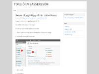 Torbjörn Sassersson — Torbjörn Sassersson Torbjörn Sassersson — Torbjörn Sassersson