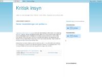 Kritisk insyn