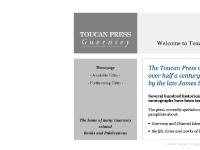 toucanpressguernsey.com - Welcome to Toucan Press Guernsey toucanpressguernsey.com - Welcome to Toucan Press Guernsey