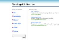 Traningskliniken.se Traningskliniken.se