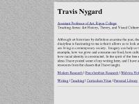 Travis Nygard, Art Historian