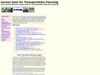 Census Data for Transportation Planning: TRB Subcommittee Home Page Census Data for Transportation Planning: TRB Subcommittee Home Page