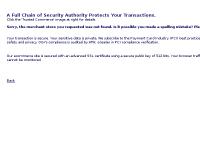 A Full Chain of Security Authori