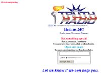  Want something?, LISTEN To The Truth, Trouble tuning in?, Have an iPod?