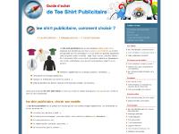 Guide du tee shirt publicitaire