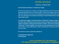 Trinidad and Tobago Consulate General, New York Trinidad and Tobago Consulate General, New York