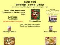 Gyros Cafe Tucson's Best Gyro and Mediterranean Food Gyros Cafe Tucson's Best Gyro and Mediterranean Food
