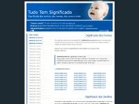 tudotemsignificado.com significado dos nomes, significado dos sonhos, significado das cores