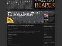 tutorialsforreaper.com reaper, cockos, tutorial