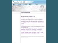 Tutorial World- Learn From The Best