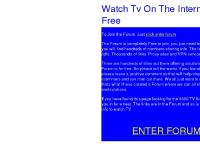 tvontheinternet - Untitled Document tvontheinternet - Untitled Document