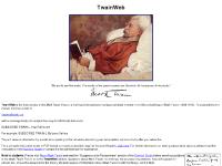 twainweb.net Mark Twain Forum, Mark Twain, TwainWeb