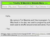 Timothy W Macinta