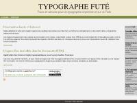 typofute.com Typographe futé, Accueil, Ponctuation haute et Internet
