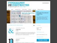 Typography Deconstructed | A comprehensive guide to the anatomy of type.