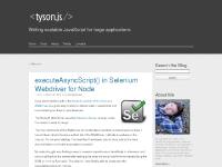 Tyson Lloyd Cadenhead – User Interface Developer Tyson Lloyd Cadenhead – User Interface Developer