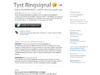 liten tystringsignal.se skärmbild