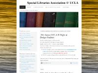 Special Libraries Association @ UCLA | Student run chapter for the Special Libraries Association from UCLA School of Information Studies