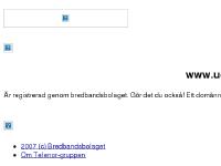 www.uddbygard.se registrerad genom Bredbandsbolaget www.uddbygard.se registrerad genom Bredbandsbolaget