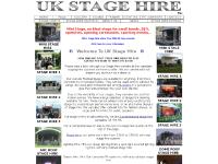 Stage hire, outdoor stage hire, stage for hire