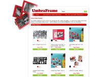  Desk and Small Umbra Photoframes, Wall and Large Umbra Photoframes