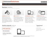UnboxedSolutions - Creating affordable Web sites and custom software for small businesses