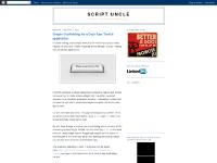 unclescript.blogspot.com 8:56 AM, 6:47 AM, 8:05 AM unclescript.blogspot.com 8:56 AM, 6:47 AM, 8:05 AM