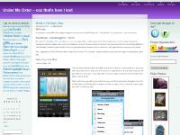 Under Me Oxter – coz that's how I knit