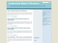  epa water quality standards, municipal water contamination, under sink water filter, uv light