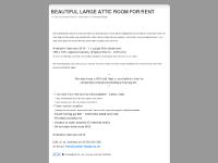 LARGE ATTIC ROOM FOR RENT - TODMORDEN