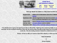 World War II unit histories & officers