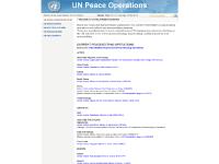  UN Headquarters page on UNISFA, UN Headquarters page on UNMOGIP, © United Nations