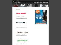 Applica Use and Care Manuals Applica Use and Care Manuals