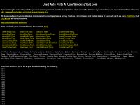 Used Auto Parts Finder Used Auto Parts Finder