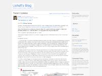 Ushaft's Blog Ushaft's Blog