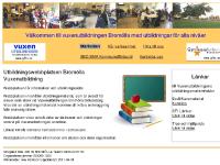 Brom&ouml;lla vuxenutbildnings utbildningsweb